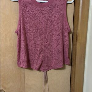 Lululumon Cinch Me Up Front Tank - Veil